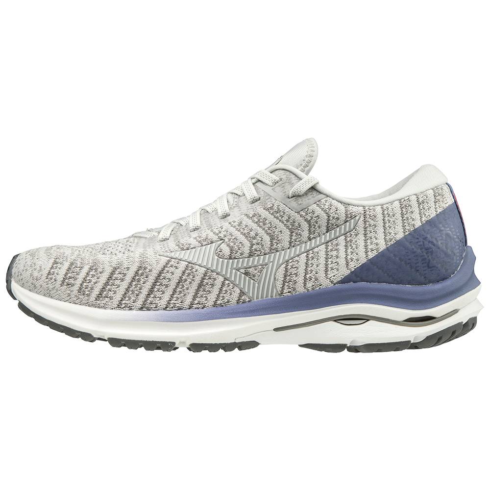 Scarpe Running Mizuno Wave Rider 24 WAVEKNIT™ Donna - Grigie/Bianche - 58320-QPLU